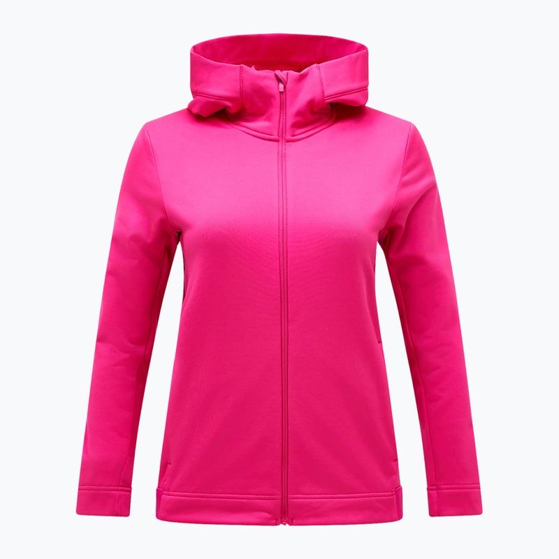 Дамски суитшърт Peak Performance Rider Tech Zip Hood beetroot purple 5