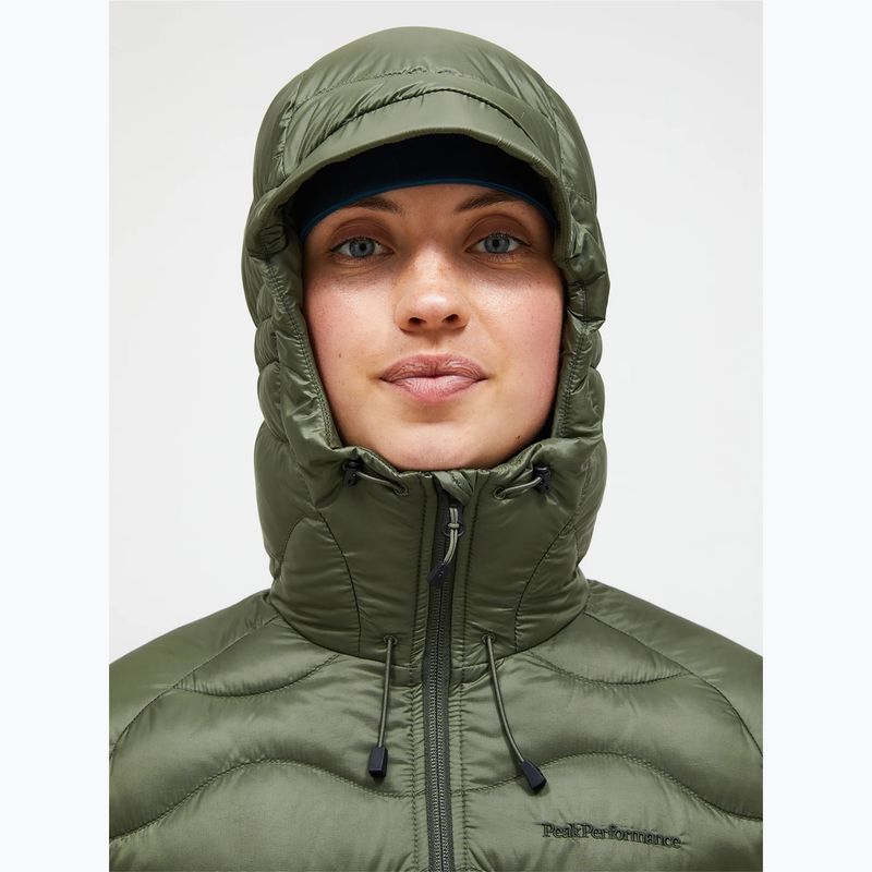 Дамско пухено дълго яке Peak Performance Helium Down pine needle 4