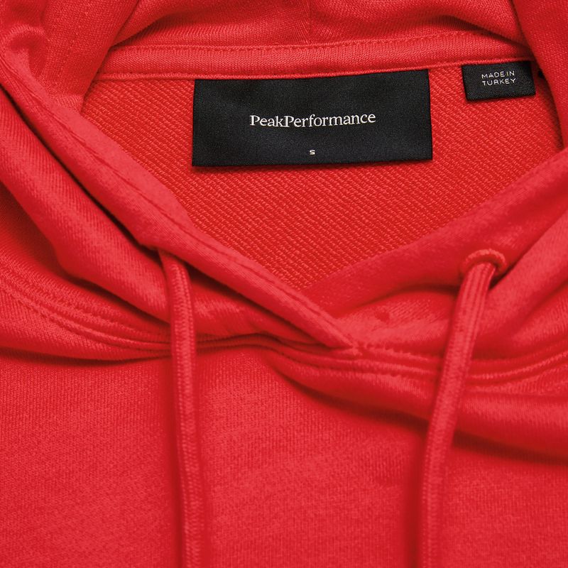 Дамски суитшърт Peak Performance Original Terry brilliant red 4