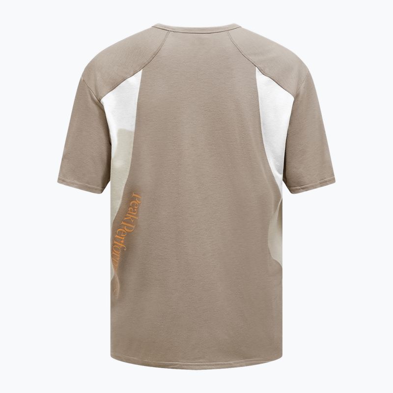 Мъжка тениска Peak Performance Trail Wool Blend avid beige/sand fog 2