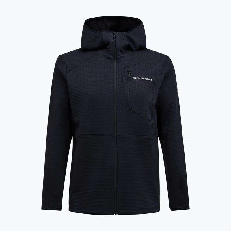 Мъжки поларен суитшърт Peak Performance Trail Polartec Power Grid Half Zip Hood black 4