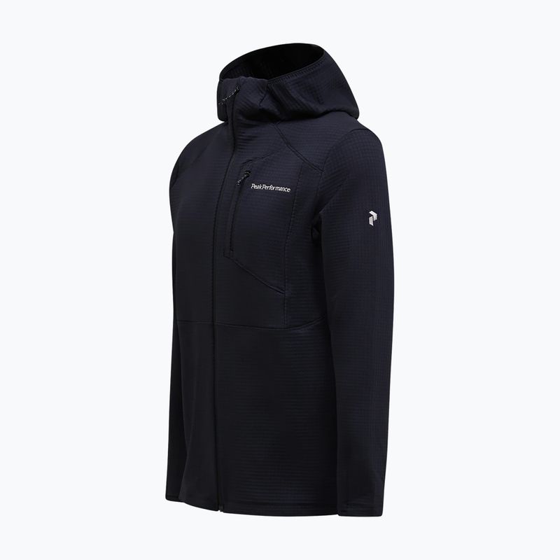 Мъжки поларен суитшърт Peak Performance Trail Polartec Power Grid Half Zip Hood black 6