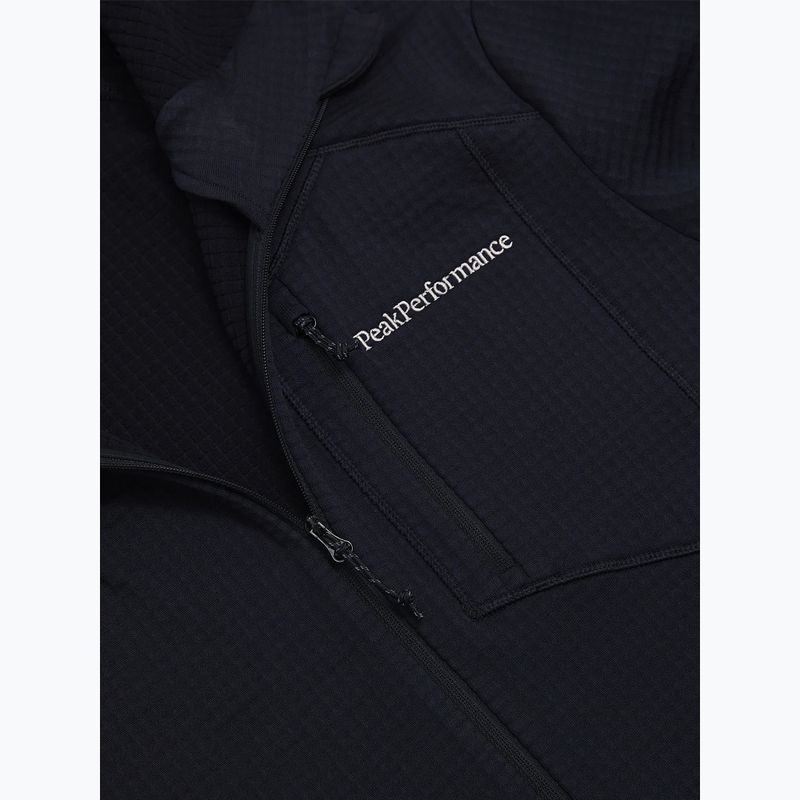 Мъжки поларен суитшърт Peak Performance Trail Polartec Power Grid Half Zip Hood black 7