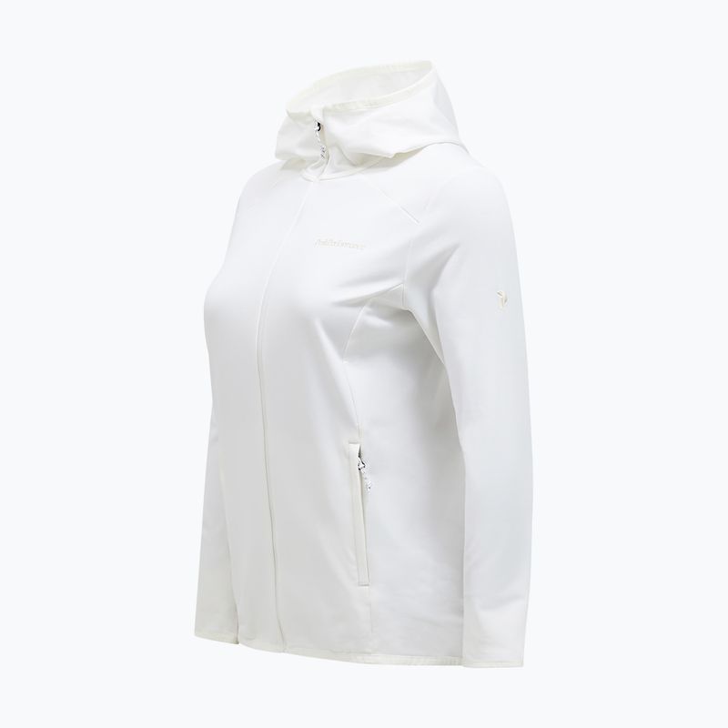 Дамски суитшърт за трекинг Peak Performance Light Zip Hood off white 5