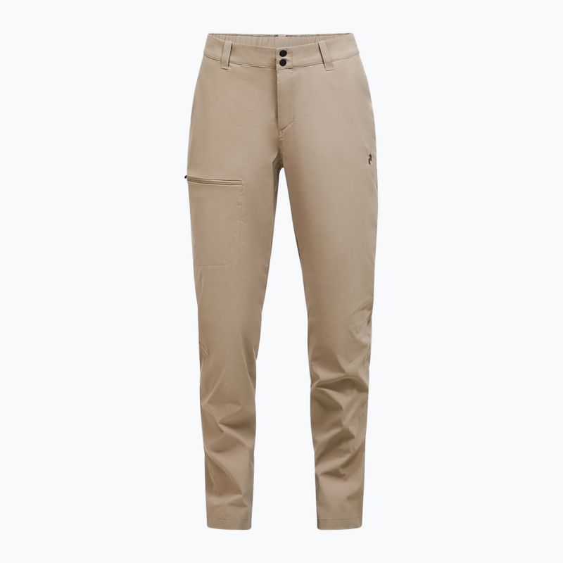 Дамски панталони за трекинг Peak Performance Iconiq avid beige