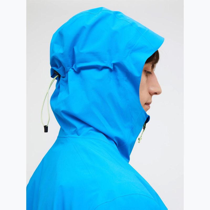 Мъжко яке Peak Performance Trail Hipe Shell брилянтно синьо/бежово/ слънчево 3
