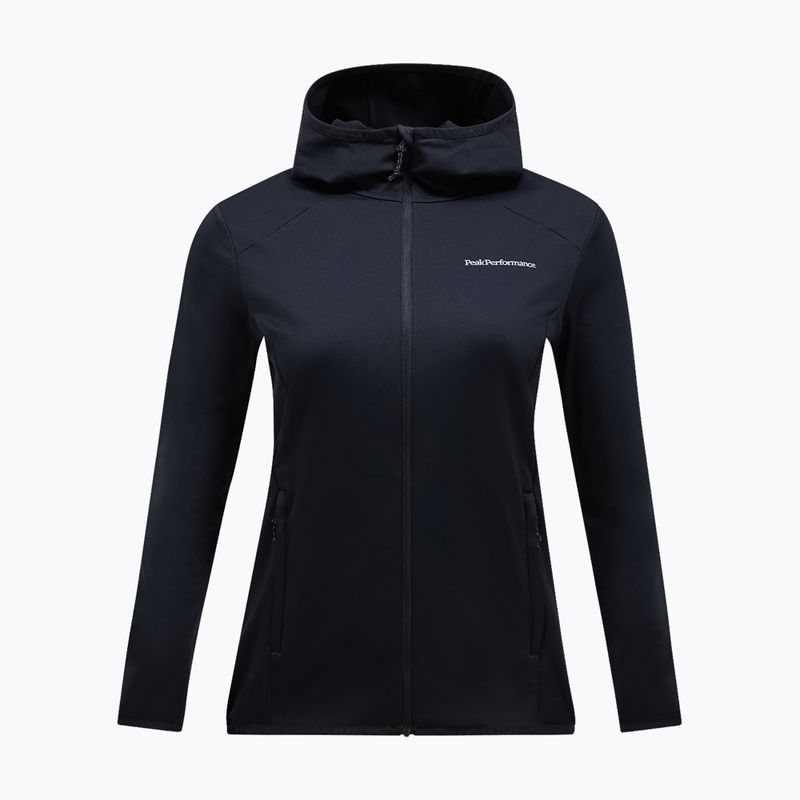 Дамски суитшърт за трекинг Peak Performance Light Zip Hood black 4