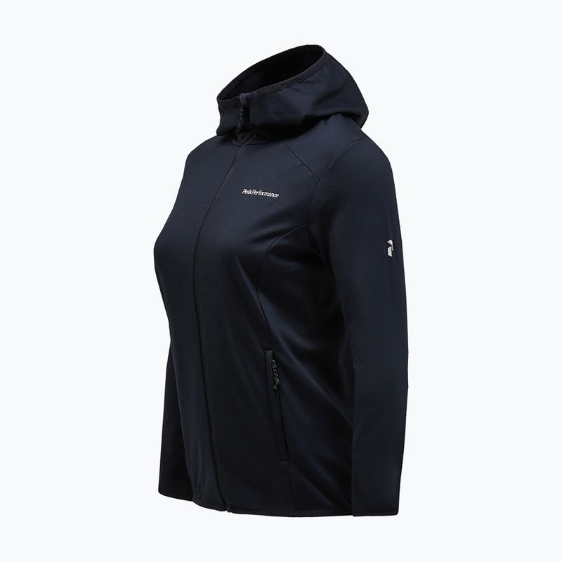 Дамски суитшърт за трекинг Peak Performance Light Zip Hood black 6
