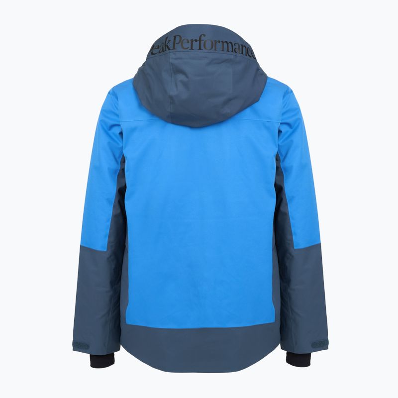 Мъжко скиорско яке Peak Performance Rider Tech Insulated azure ascent/mountain lake 2