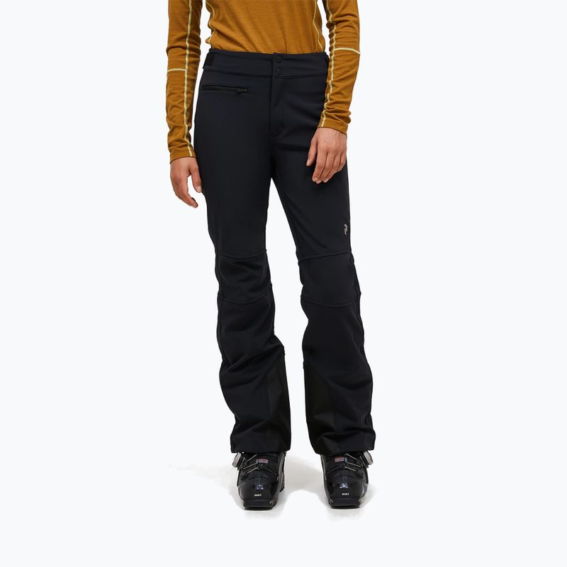 Дамски скиорски панталони Peak Performance Stretch Softshell black