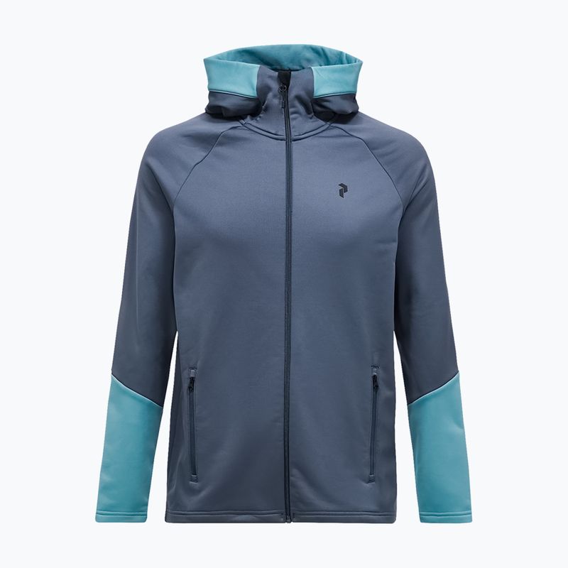 Мъжки суитшърт Peak Performance Rider Essentials Zip Hood Mountain Mist/Deluded Vision