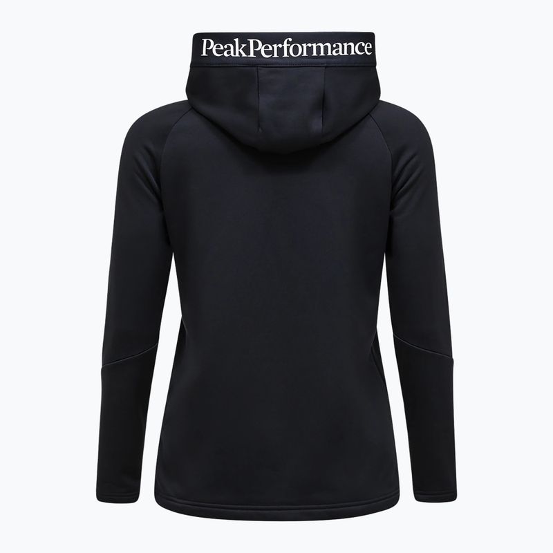 Дамски суитшърт Peak Performance Rider Essentials Zip Hood black/black 7