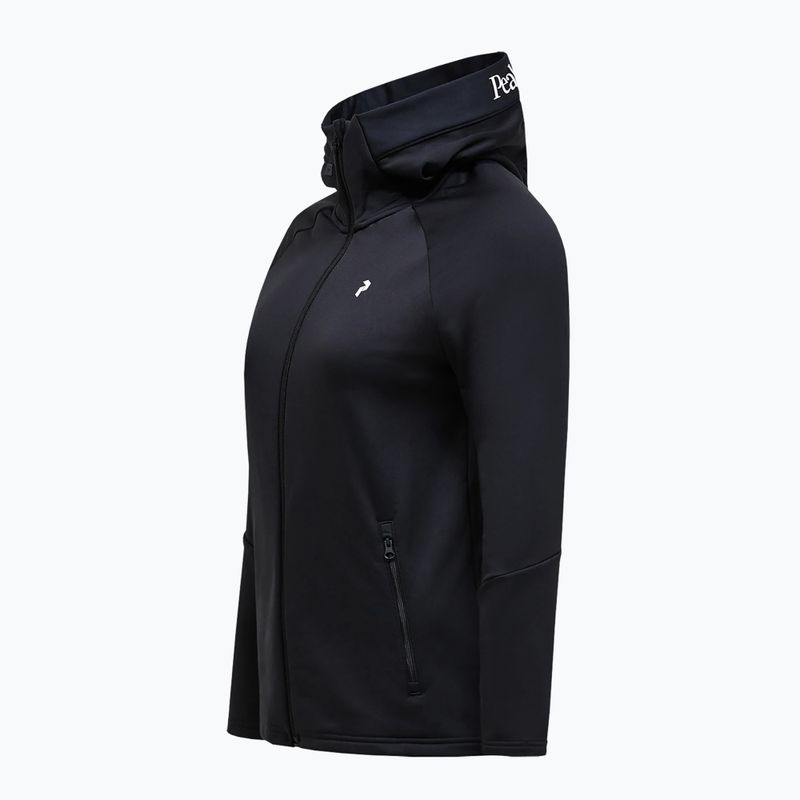 Дамски суитшърт Peak Performance Rider Essentials Zip Hood black/black 8