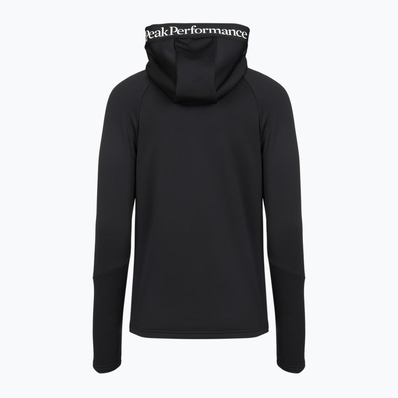 Дамски суитшърт Peak Performance Rider Essentials Zip Hood black/black 7