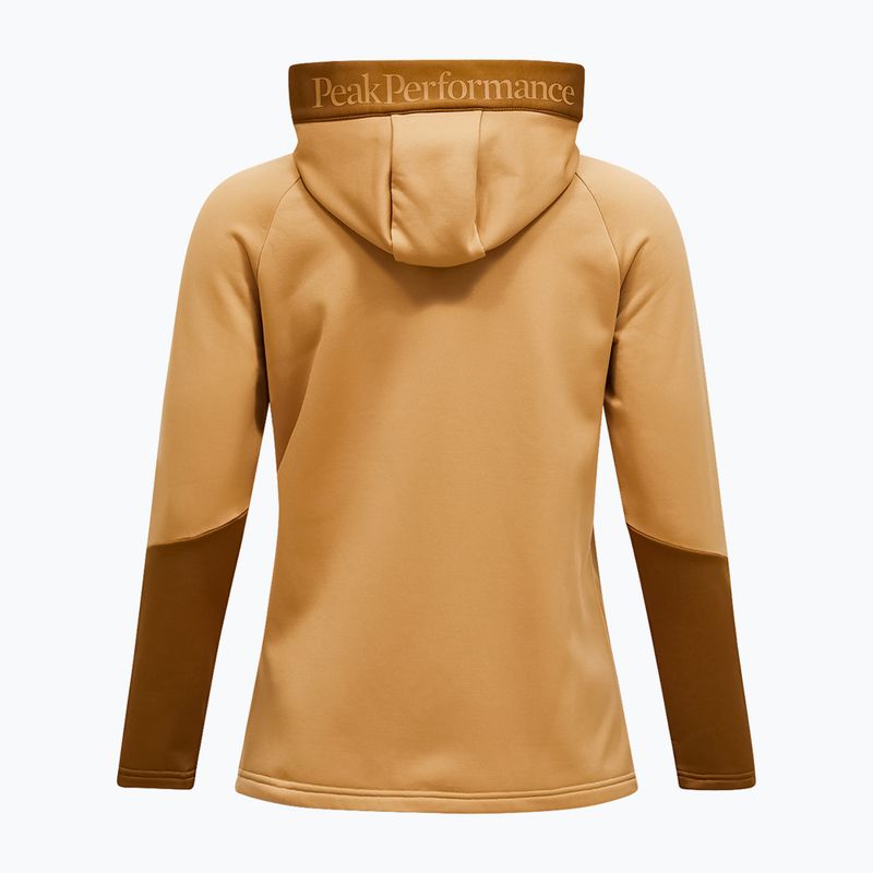 Дамски суитшърт Peak Performance Rider Essentials Zip Hood Sierra Sand/Earthy Summit 2
