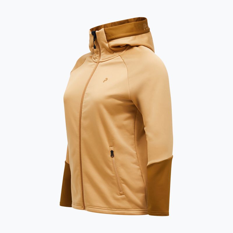 Дамски суитшърт Peak Performance Rider Essentials Zip Hood Sierra Sand/Earthy Summit 3