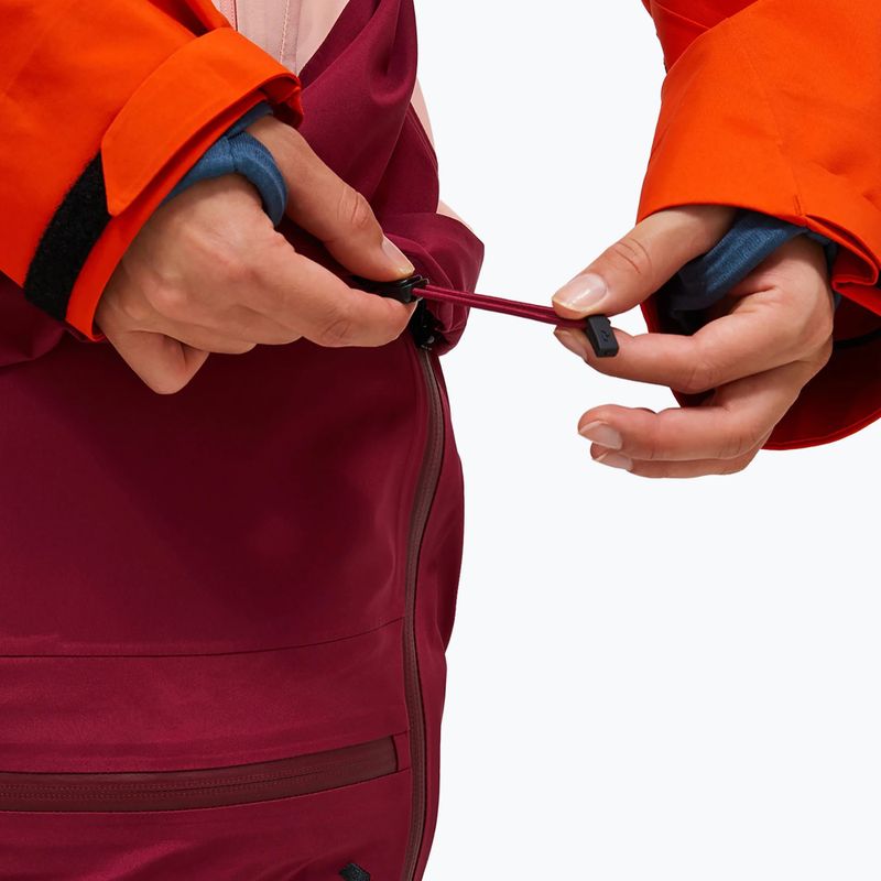 Дамско скиорско яке Peak Performance Visilight GTX C-Knit 3L tech burgundy/peach fuzz 5