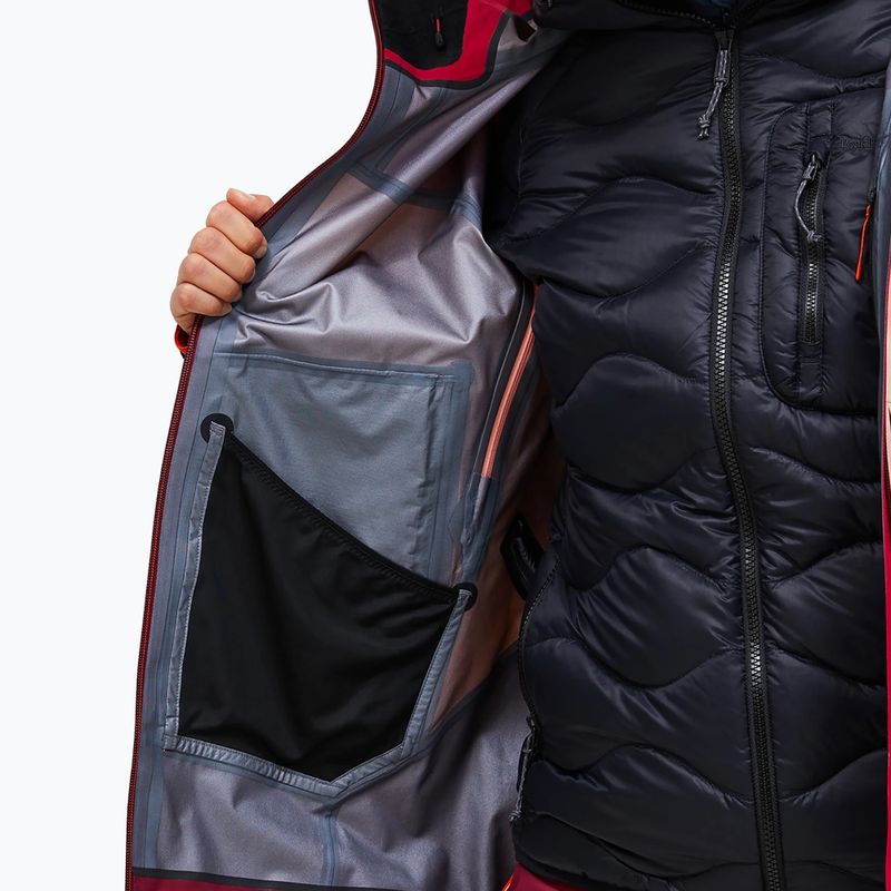 Дамско скиорско яке Peak Performance Visilight GTX C-Knit 3L tech burgundy/peach fuzz 6