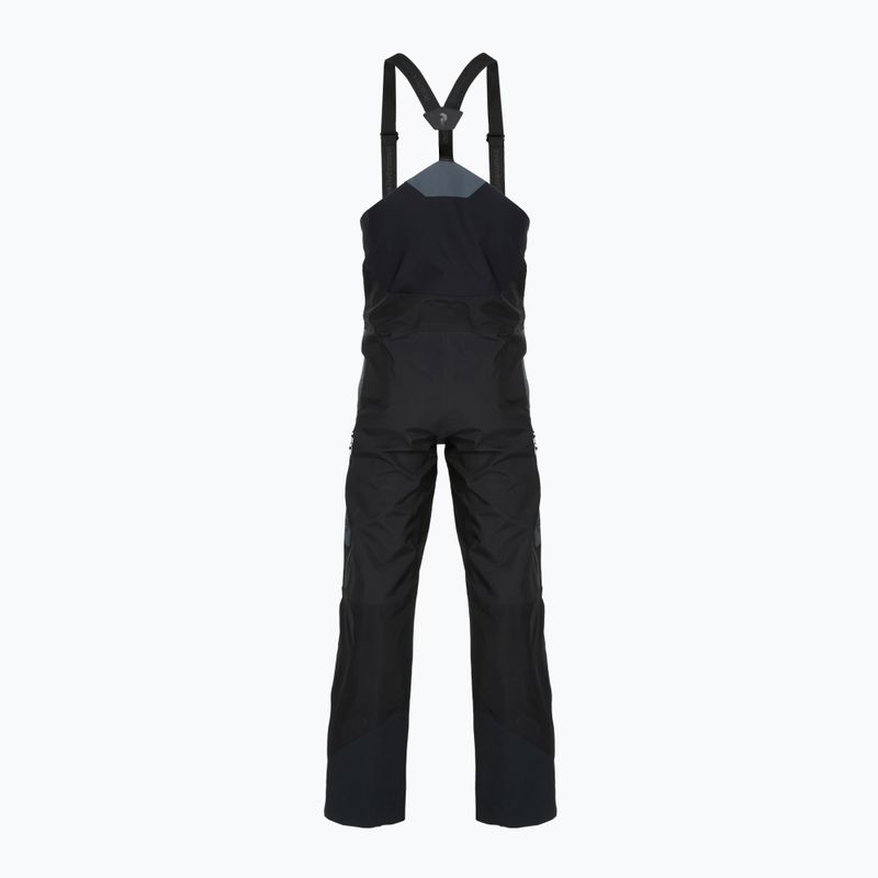 Мъжки скиорски панталони Peak Performance Vertical GTX Pro Bib black/mountain mist 2