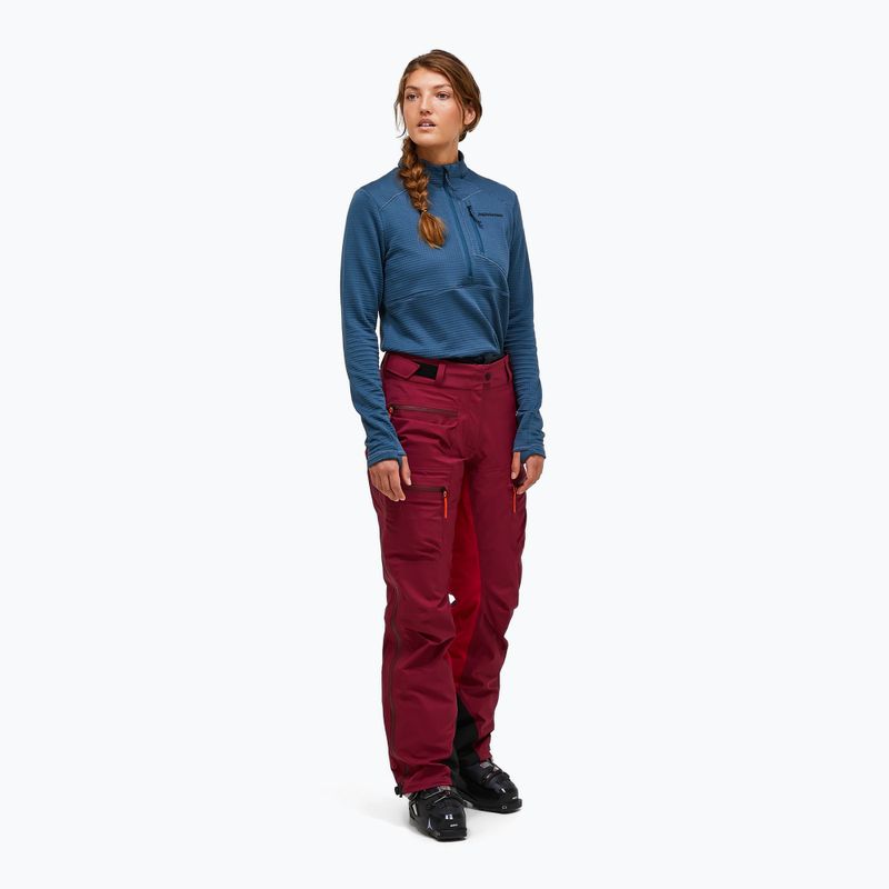 Дамски ски панталони Peak Performance Vislight GTX C-Knit 3L vertical zenith/tech burgundy 2