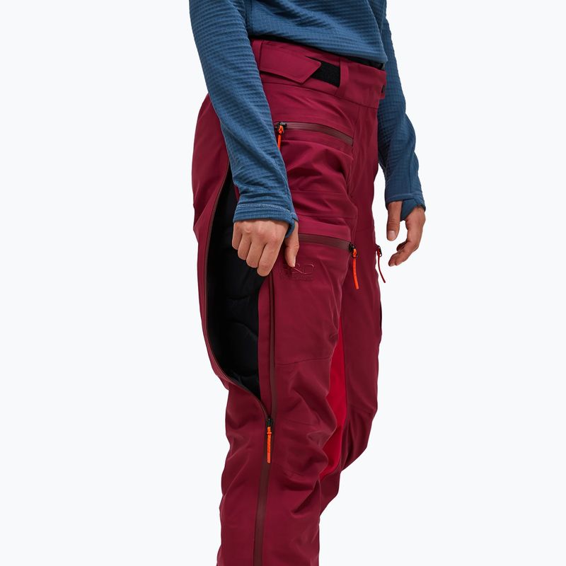 Дамски ски панталони Peak Performance Vislight GTX C-Knit 3L vertical zenith/tech burgundy 4