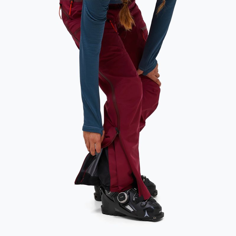 Дамски ски панталони Peak Performance Vislight GTX C-Knit 3L vertical zenith/tech burgundy 5