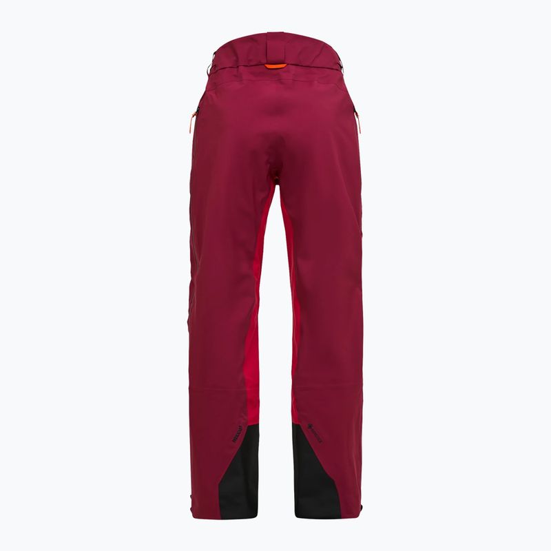 Дамски ски панталони Peak Performance Vislight GTX C-Knit 3L vertical zenith/tech burgundy 7