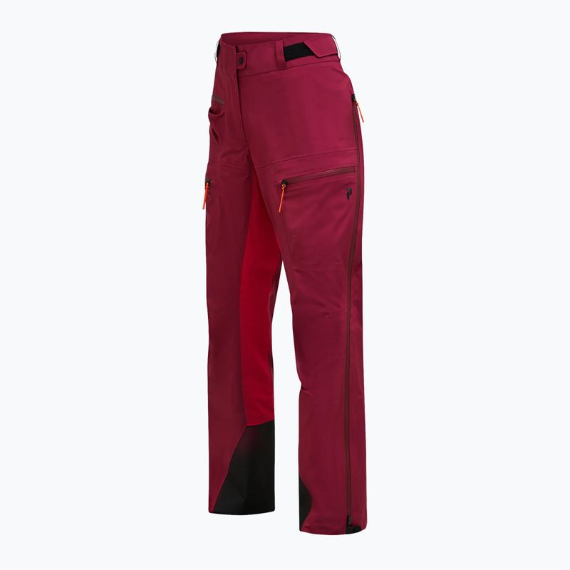 Дамски ски панталони Peak Performance Vislight GTX C-Knit 3L vertical zenith/tech burgundy 8