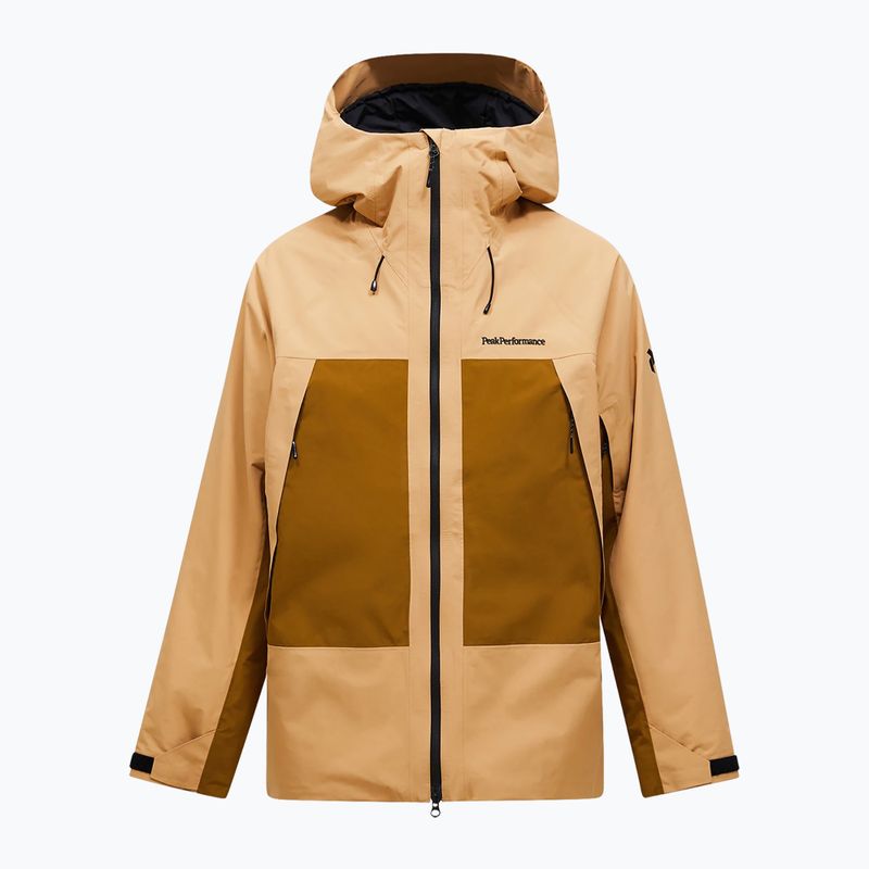 Мъжко скиорско яке Peak Performance Edge Insulated sierra sand/earthy summit 8