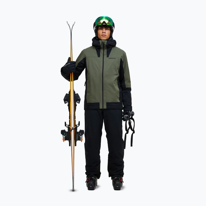 Мъжко скиорско яке Peak Performance Rider Tech Insulated pine needle/black 2