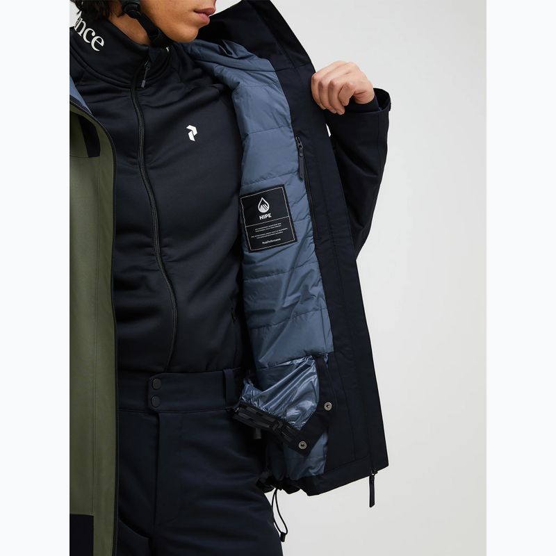 Мъжко скиорско яке Peak Performance Rider Tech Insulated pine needle/black 6