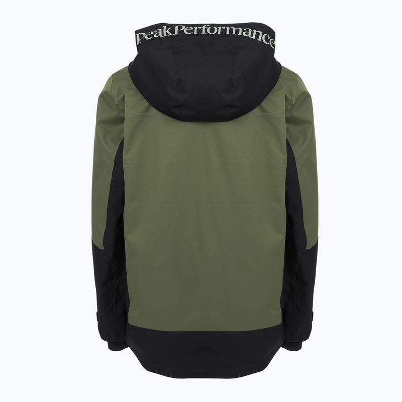 Мъжко скиорско яке Peak Performance Rider Tech Insulated pine needle/black 2