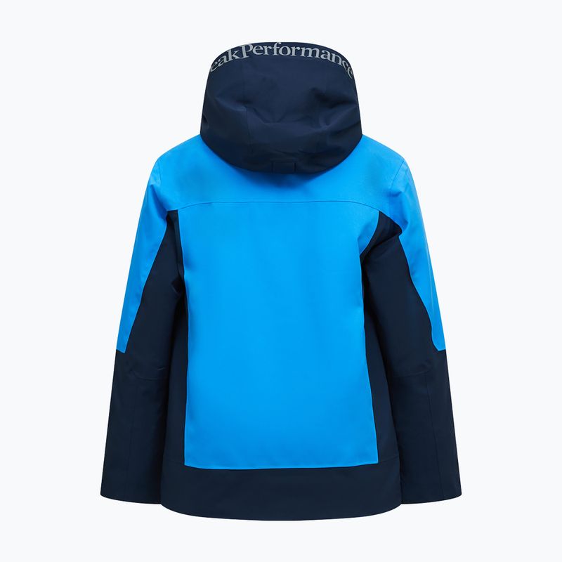 Детско скиорско яке Peak Performance Rider Tech Insulated Jacket azure ascent/blue shadow 2