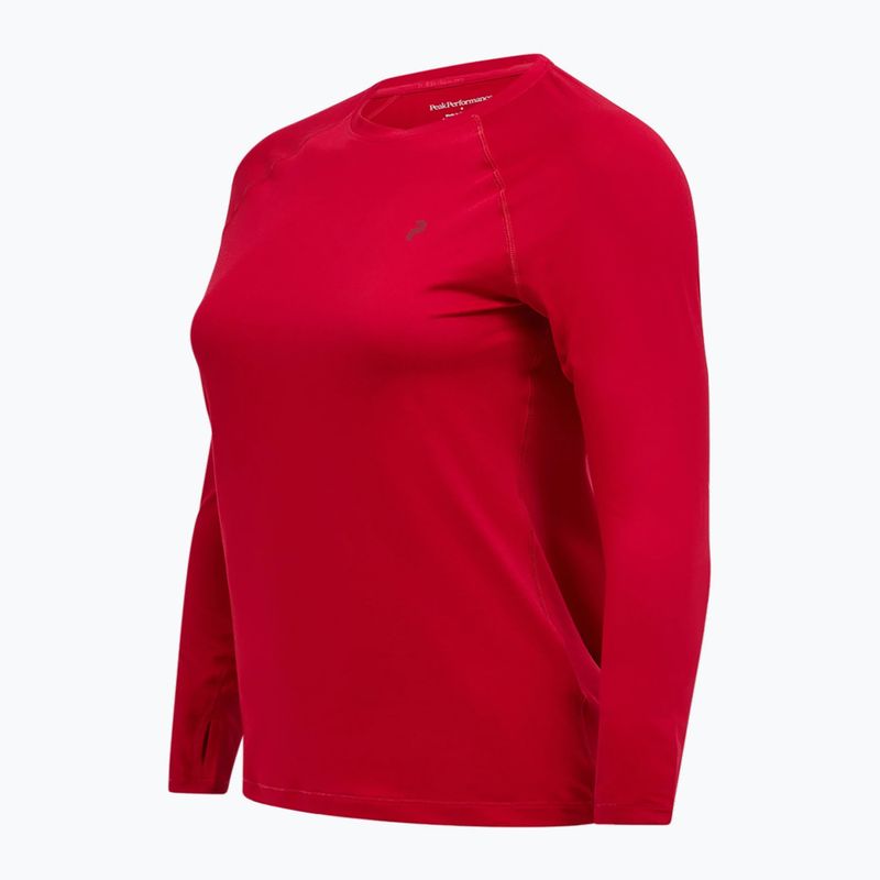 Дамска термоактивна блуза Peak Performance Spirit Crew tech burgundy 5