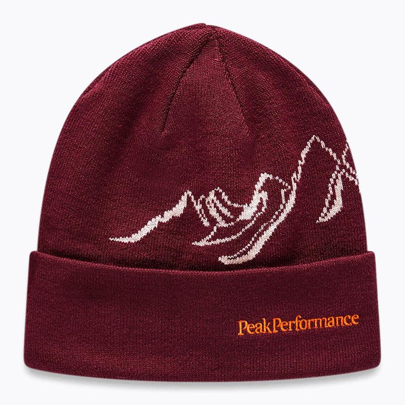 Зимна шапка Peak Performance Mountain vertical zenith/peach fuzz