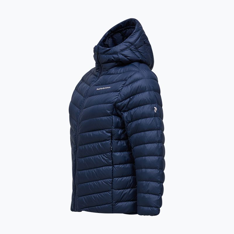 Дамско пухено яке Peak Performance Frost Down Hood Jacket blue shadow 3