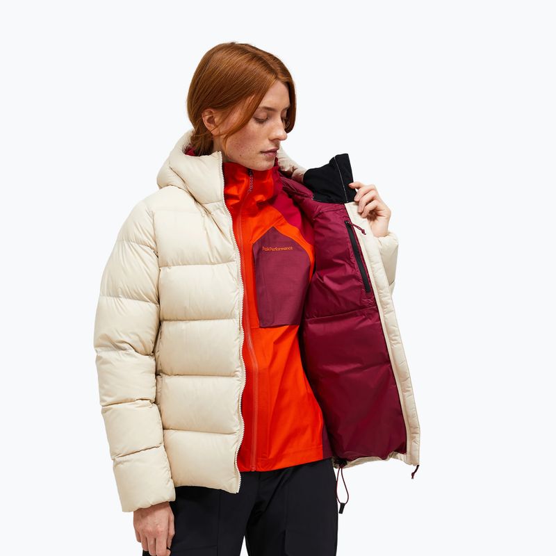 Дамско пухено яке Peak Performance Frost Down Puffer Jacket Sand Fog 3