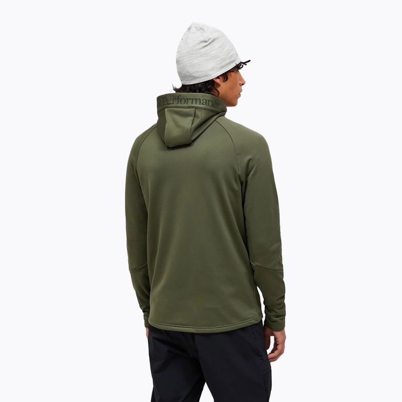 Мъжки суитшърт Peak Performance Rider Essentials Zip Hood pine needle/pine needle 3