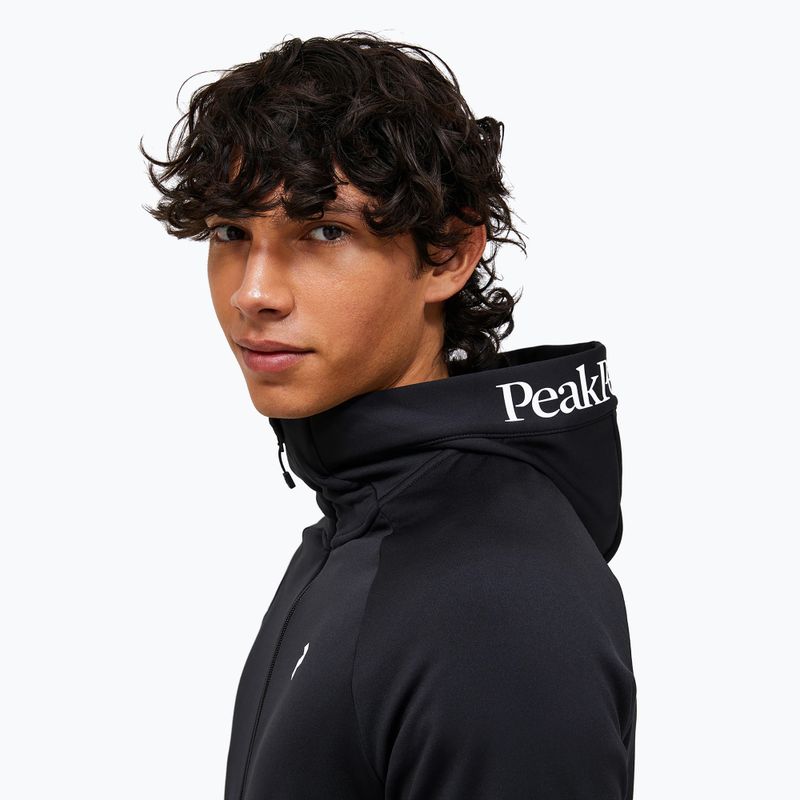 Мъжки суитшърт Peak Performance Rider Essentials Zip Hood black/black 5