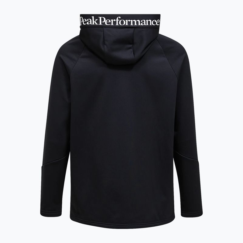 Мъжки суитшърт Peak Performance Rider Essentials Zip Hood black/black 7