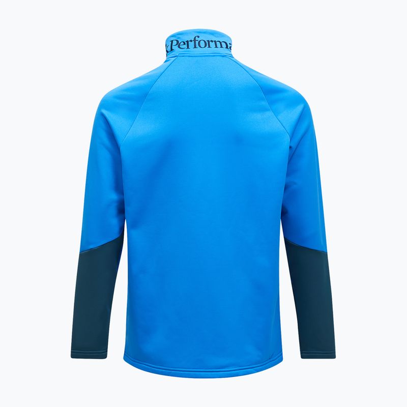 Мъжки суитшърт Peak Performance Rider Essentials Zip Jacket Azure Ascent/Mountain Lake 2