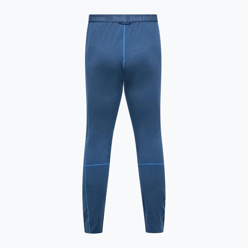 Мъжки термоактивни панталони Peak Performance Magic 7/8 Johns Long Wool-Blend Baselayer mountain lake 4