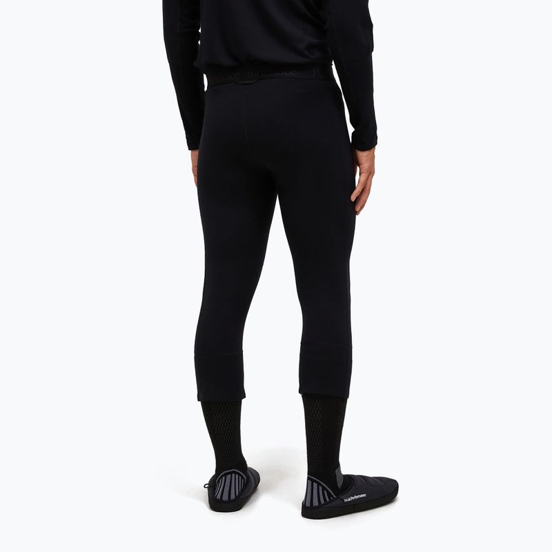Мъжки термоактивни панталони Peak Performance Magic 3/4 Johns Long Wool-Blend Baselayer black/black 2