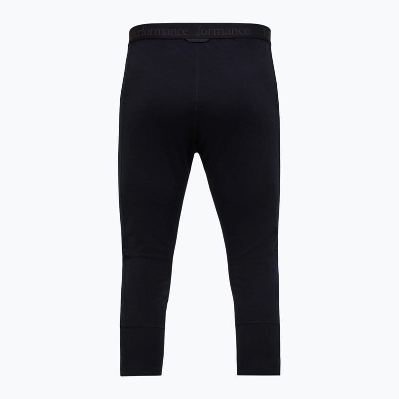 Мъжки термоактивни панталони Peak Performance Magic 3/4 Johns Long Wool-Blend Baselayer black/black 4