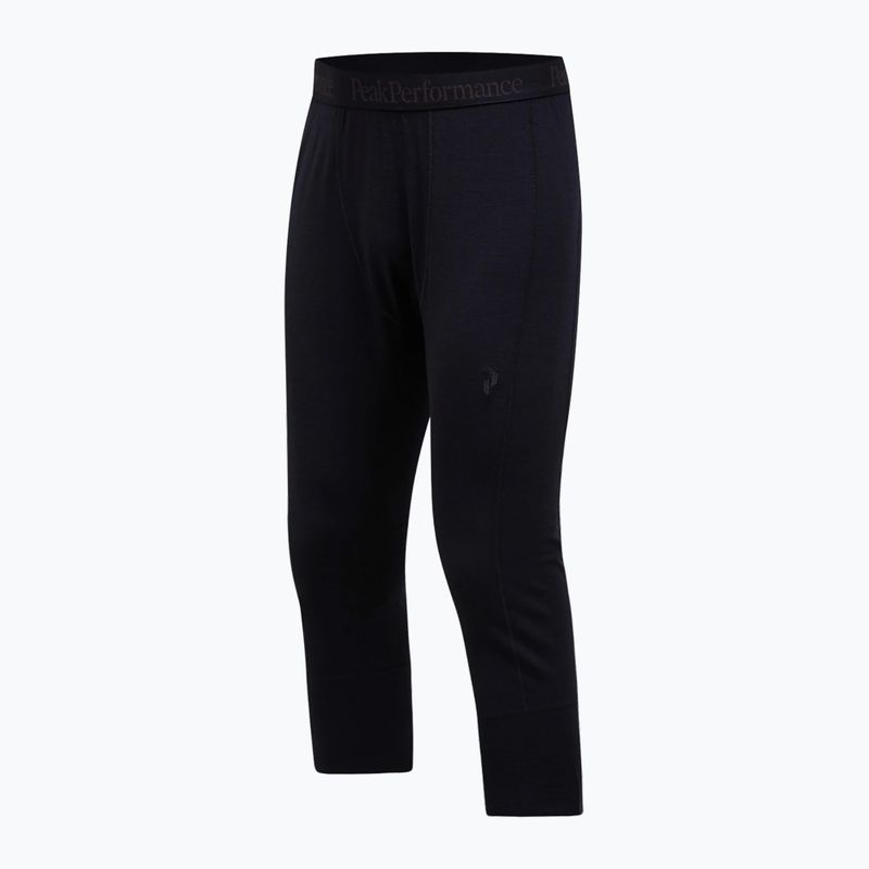Мъжки термоактивни панталони Peak Performance Magic 3/4 Johns Long Wool-Blend Baselayer black/black 5