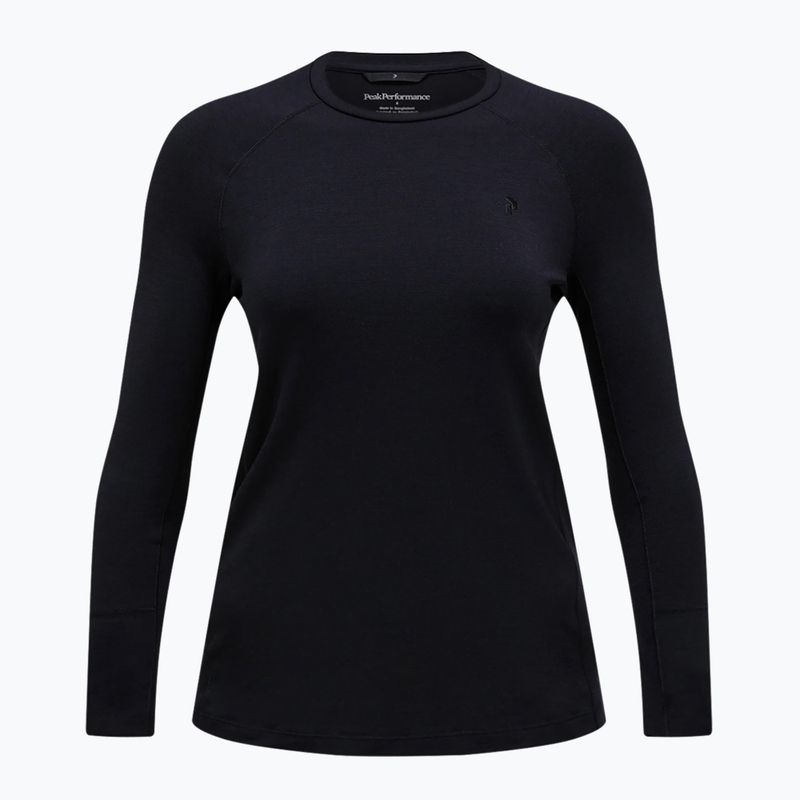 Дамска термоактивна блуза Peak Performance Magic Crew Wool-Blend Baselayer black/black 3