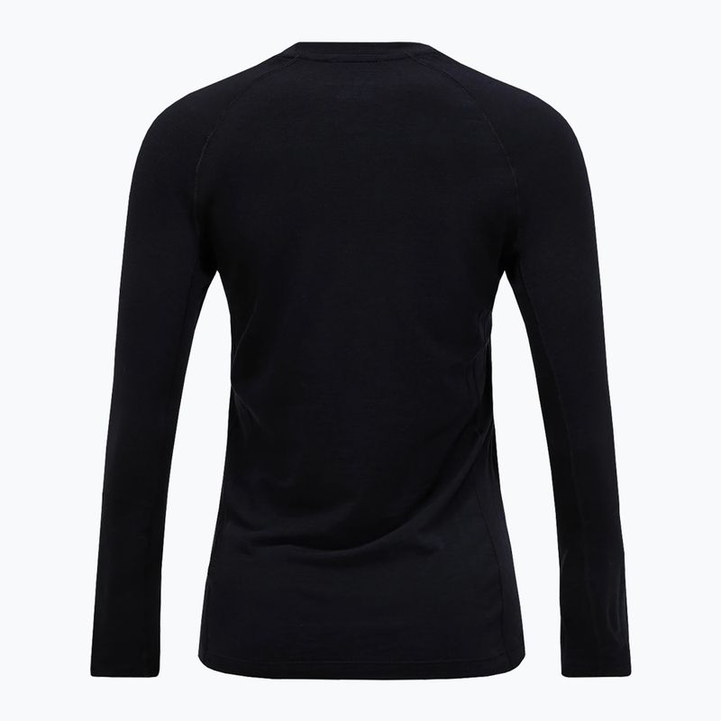 Дамска термоактивна блуза Peak Performance Magic Crew Wool-Blend Baselayer black/black 4