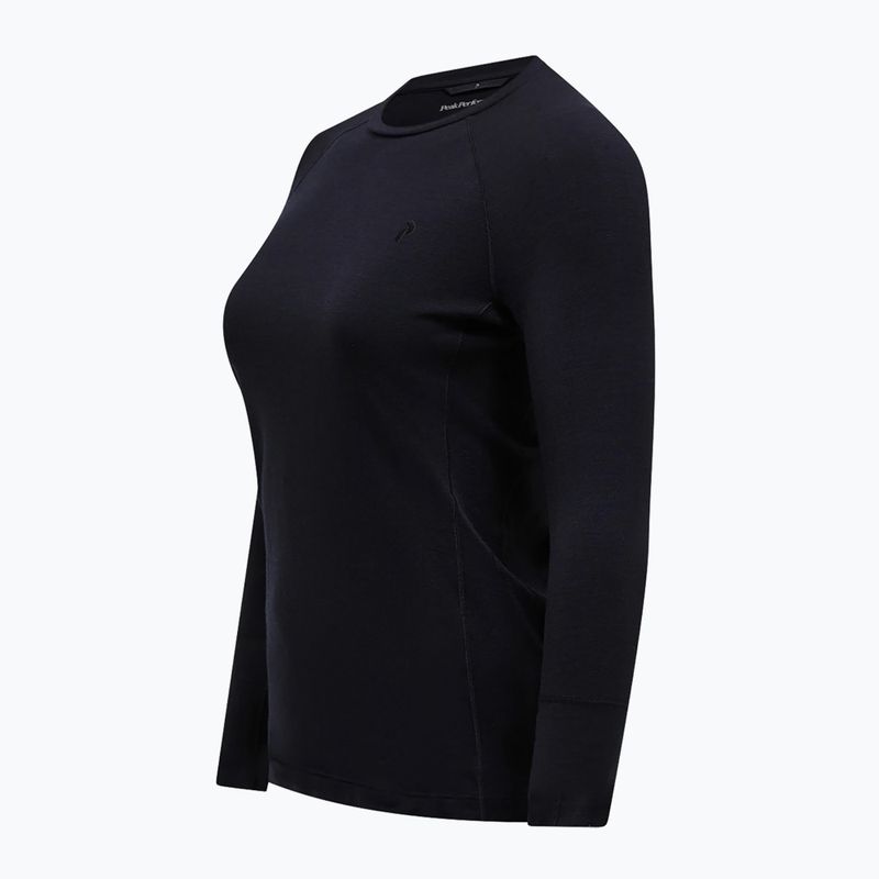 Дамска термоактивна блуза Peak Performance Magic Crew Wool-Blend Baselayer black/black 5