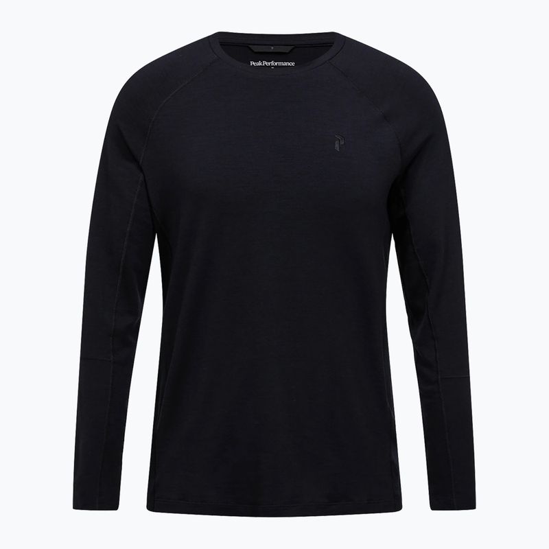 Мъжка термоактивна блуза с дълъг ръкав Peak Performance Magic Crew Wool-Blend Baselayer black/black 3