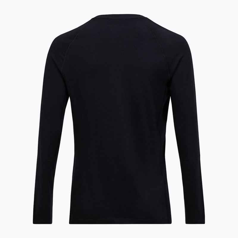 Мъжка термоактивна блуза с дълъг ръкав Peak Performance Magic Crew Wool-Blend Baselayer black/black 4